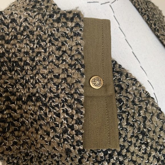 NWT Vintage 60s Saks Fifth Ave Classic Jacket Nubby Knit Blazer Open Front - Picture 10 of 12